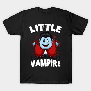 Little Vampire - Cute Kawaii Dracula Halloween Monster T-Shirt